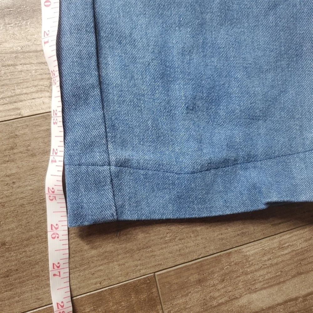 White Heart Graphic Light Wash High-Rise Blue Jeans Girls Size XS EUC